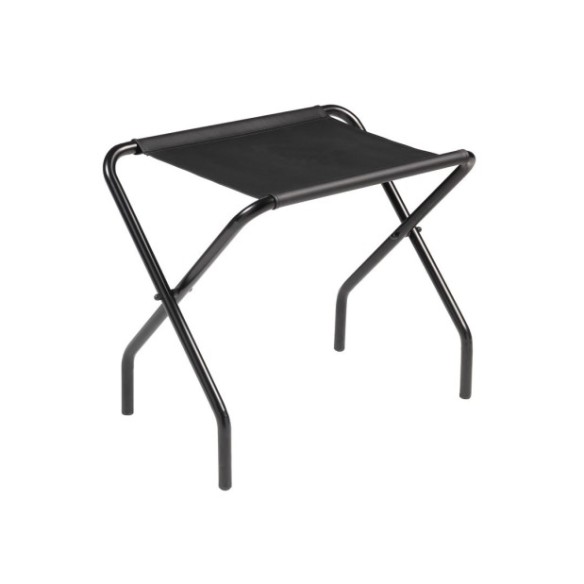 Reposamaletas estructura negra.