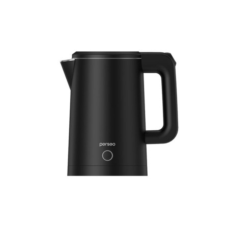 Hervidor de 1 lito de acero inoxisable pintado en negro.