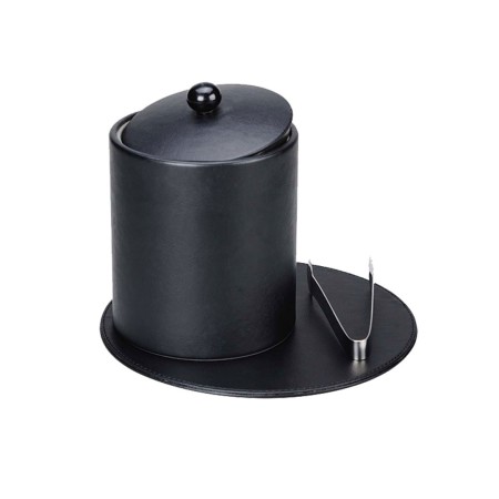 Cubitera de polipiel negra de 1 litro.