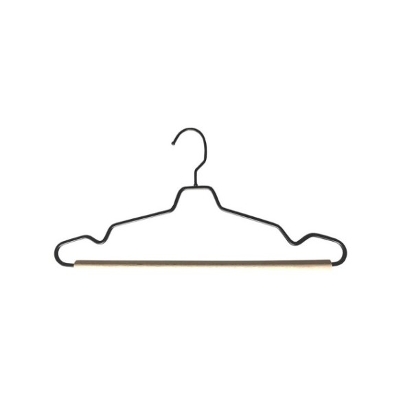 Percha metálica negra de 29