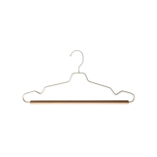 Percha metálica blanca de 29