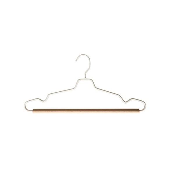 Percha metálica blanca de 29