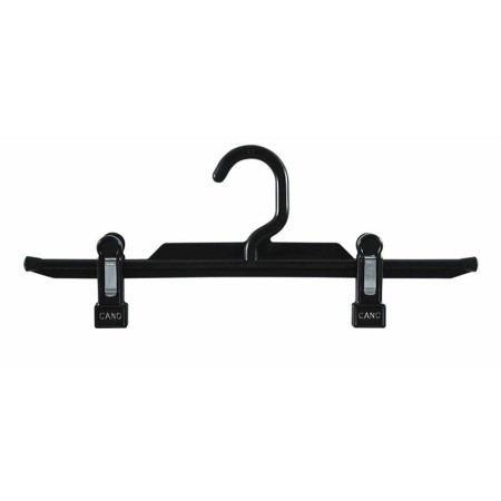 Percha negra con pinzas de 31 cms. 2