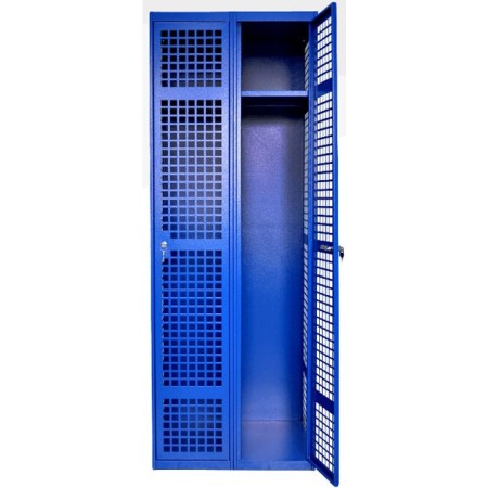 Taquilla de rejilla.