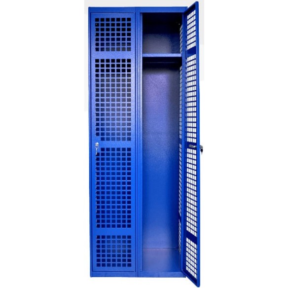 Taquilla de rejilla.