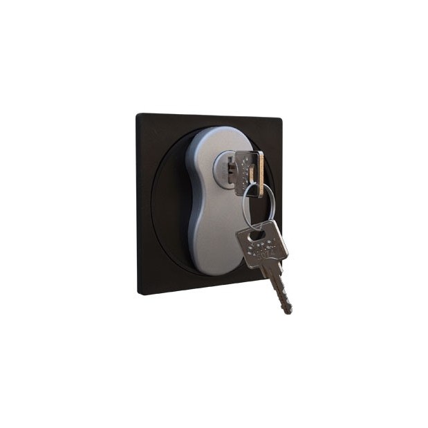 Cerradura manual mariposa.