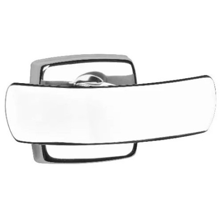 Percha doble de acero inoxidable  para colgar dos artículos.