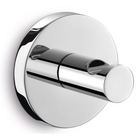 Gancho de pared circular de acero inoxidable.