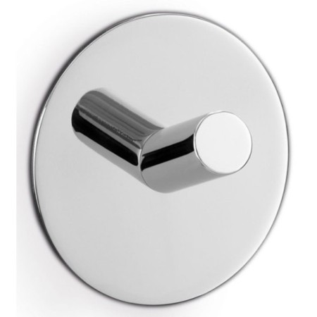 Gancho de pared de acero inoxidable circular.