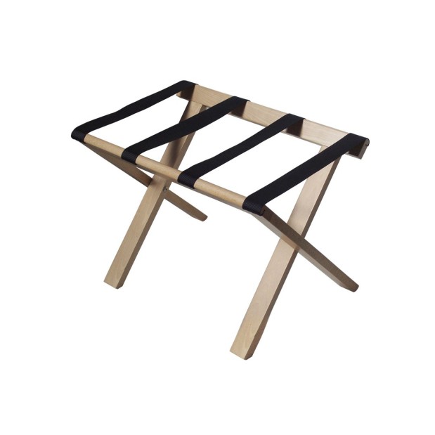 Reposamaletas de madera haya.