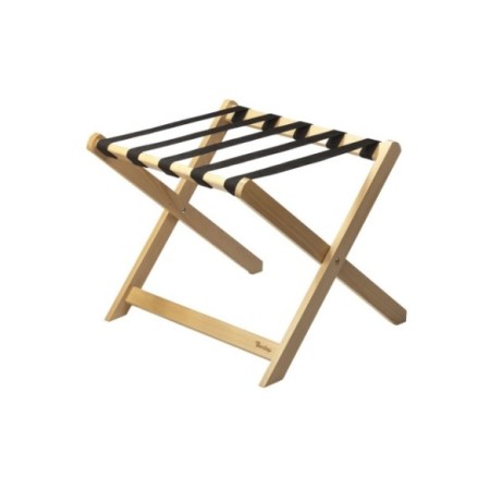 Reposamaletas de madera natural. 2