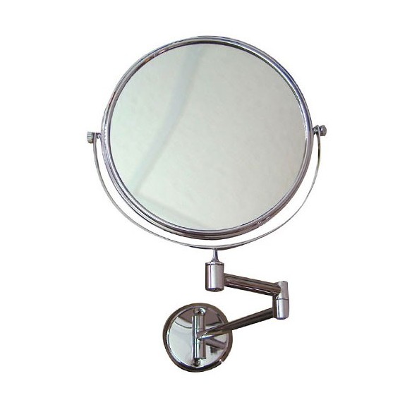 Espejo extensible de aumento de dos brazos.