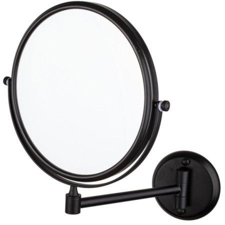 Espejo de un brazo acabado negro mate.