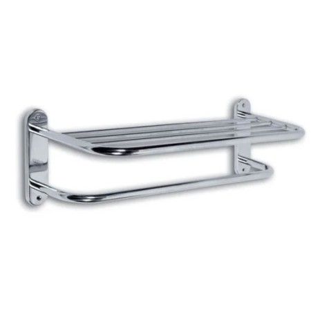 Repisa con barra inferior con 4 puntos de apoyo