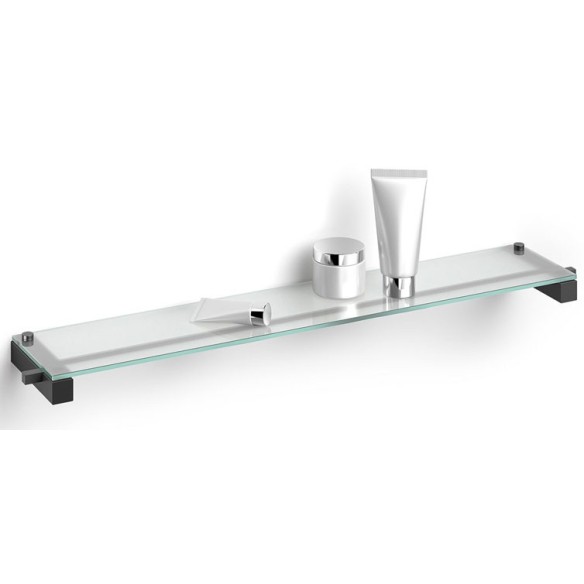 Estante de baño  inox acabado en negro