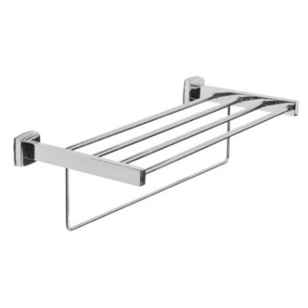 Repisa con barra inferior para toallero 2