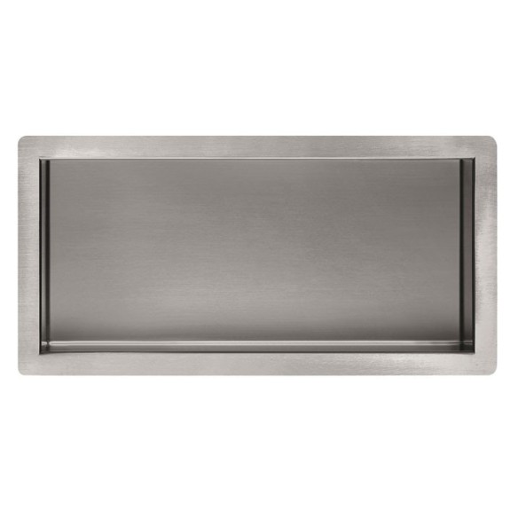 Repisa baño-ducha empotrabel inox satinado 300x150x83