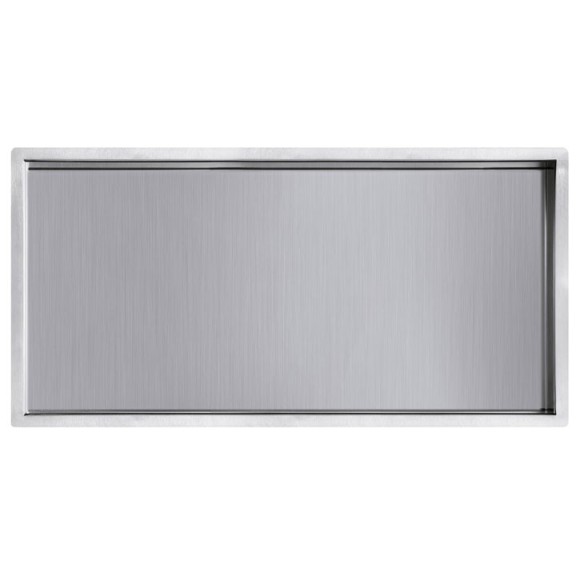 Repisa baño ducha empotrable 600x300x84 satinado