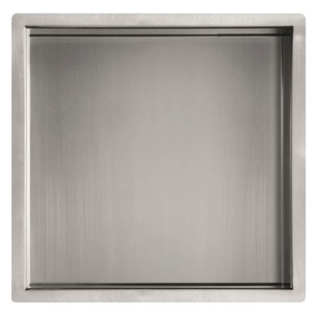 Repisa cuadrada baño-ducha empotrable 300x300x83 2