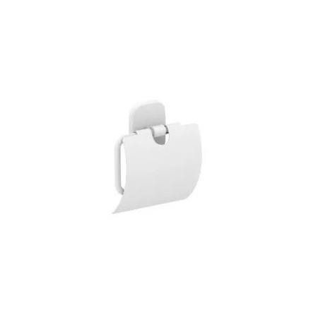 Portarrollo con tape blanco mate zinc