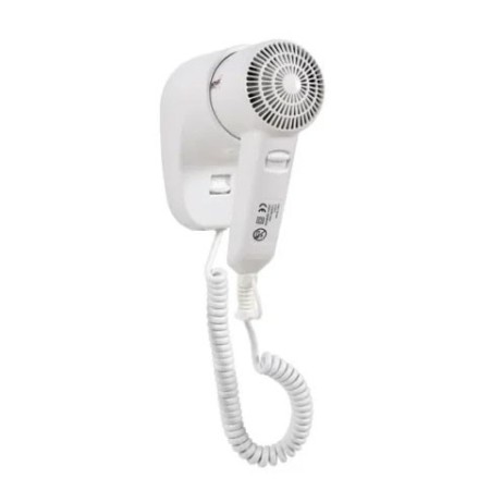 Secador de pelo plateado y negro 2