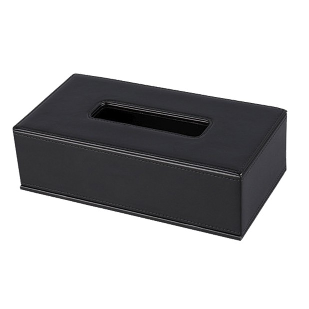 Portakleenex rectagular polipel negro mate