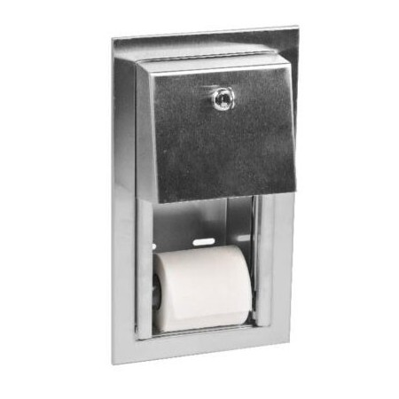 Dispensador papel higienico vertical satinado