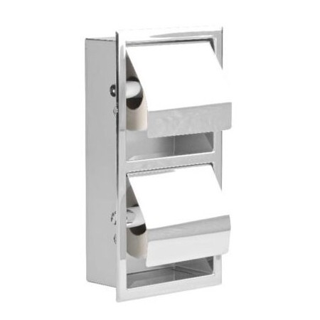 Dispensador pepel higiencico doble insertable