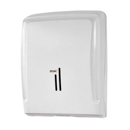 Dispensador papel toalla blanco elegance