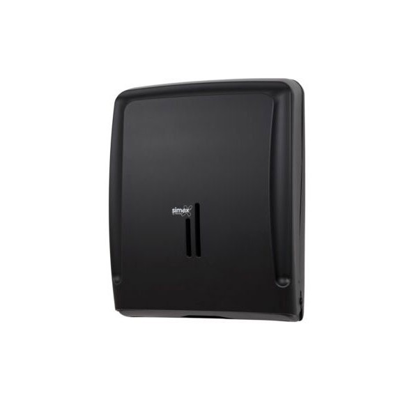 Dispensador papel toalla negro mate