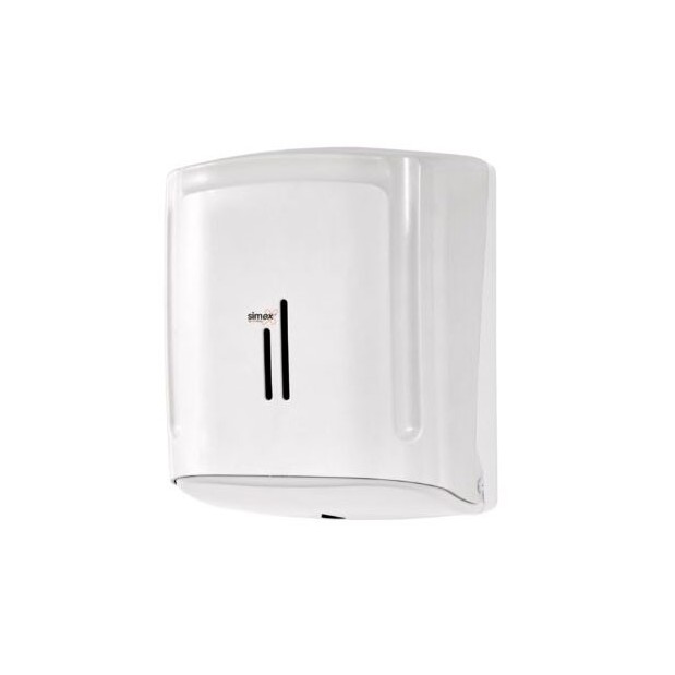 Dispensador papel mecha elegance blanco