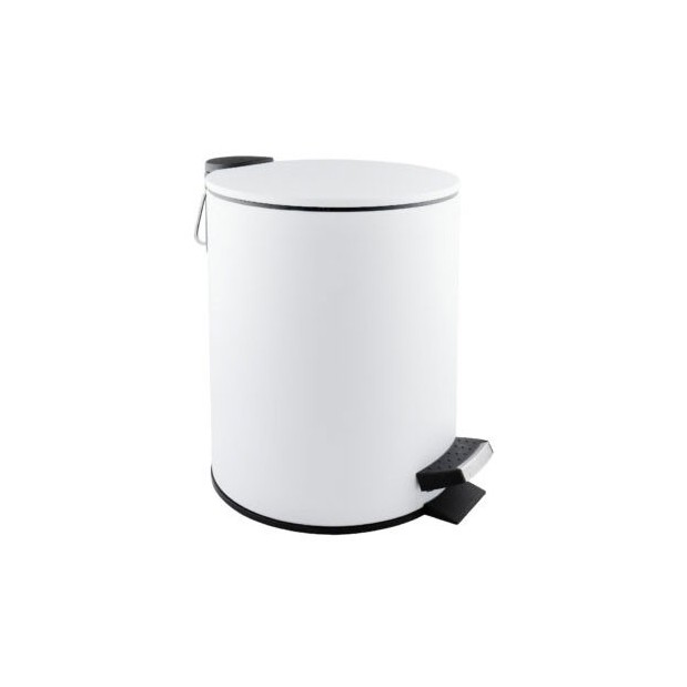 Papelera pedal premium de 3L blanco