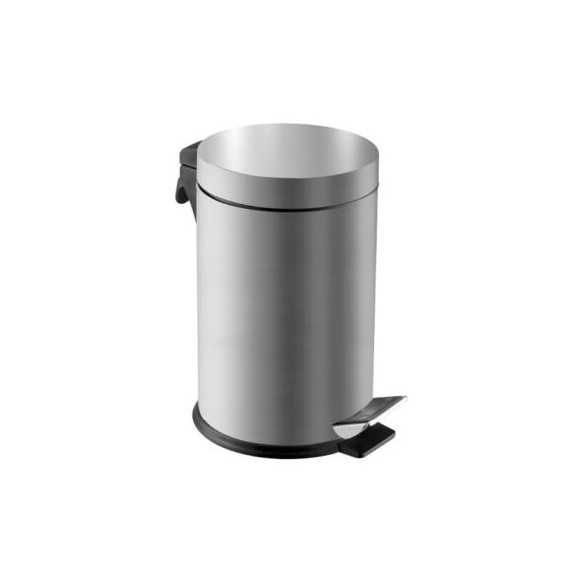 Papelera pedal de 3L satinado