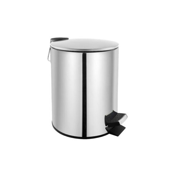 Papelera pedal premium de 5L brillante