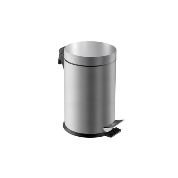 Papelera pedal de 5L satinado