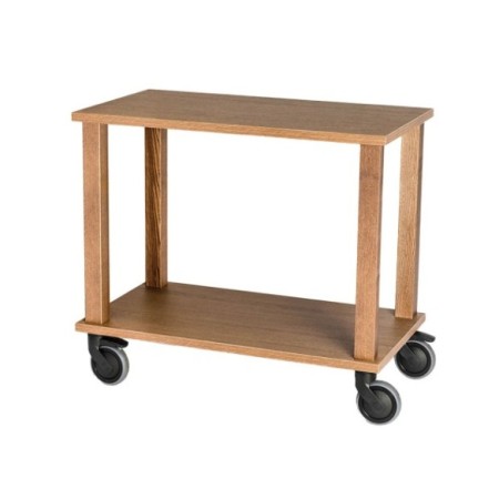 Carro de servicio de roble claro. 2