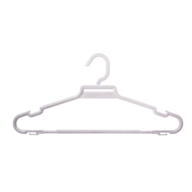 Percha blanca de 40 cms.