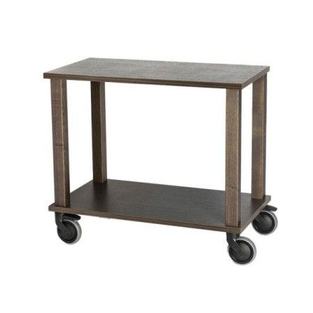 Carro de servicio de roble claro. 2