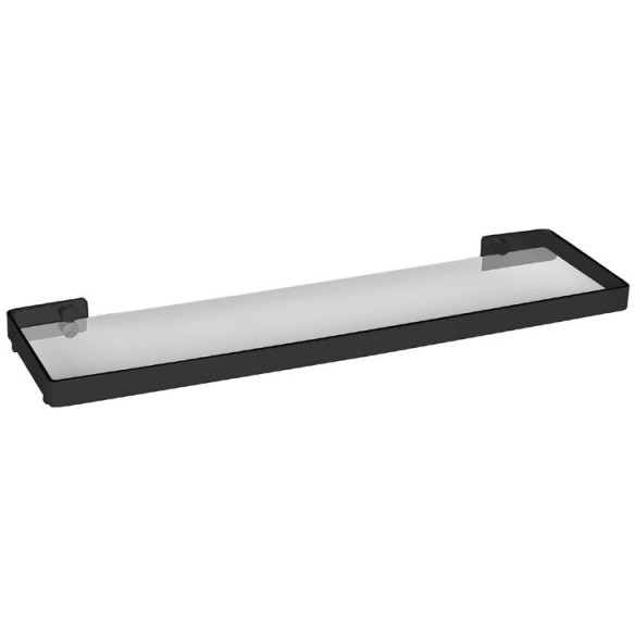 REPISA 45 CM CRISTAL LINER NEGRO MATE