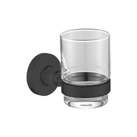 PORTAVASOS A PARED MOON NEGRO MATE