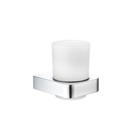 PORTAVASOS A PARED KUO CROMO BRILLO