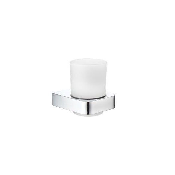 PORTAVASOS A PARED KUO CROMO BRILLO