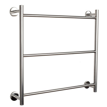 Toallero de tres barras de acero inox