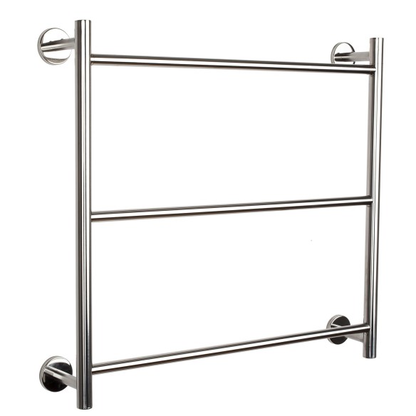 Toallero de tres barras de acero inox