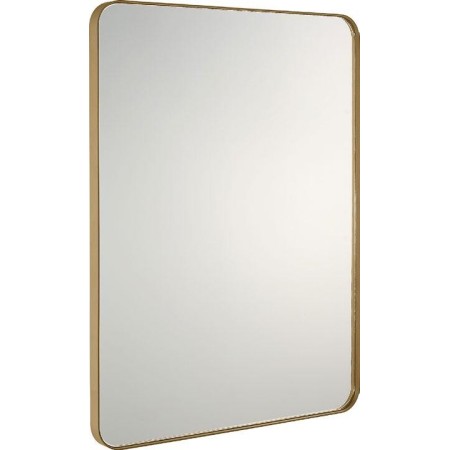 Espejo de pared square negro mate. 2