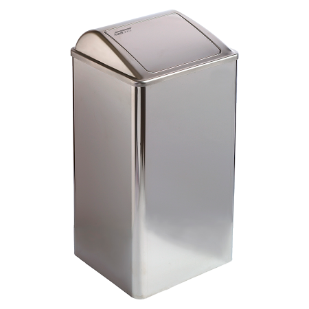 PAPELERA CON TAPA AUTORETORNO 65L 2