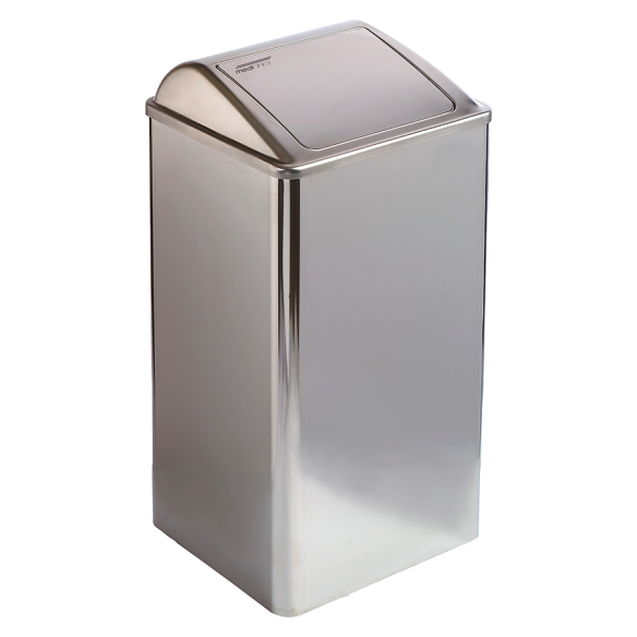 PAPELERA CON TAPA AUTORETORNO 65L