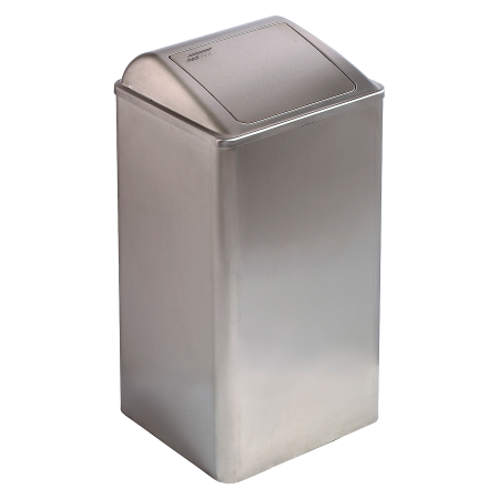 PAPELERA CON TAPA AUTORETORNO 65L 2