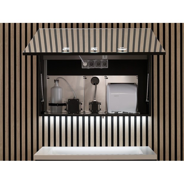 ARMARIO COMPLETO  CON JABON, AGUA Y SECADOR POR AIRE