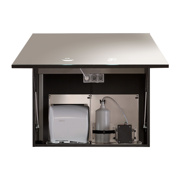 ARMARIO DOS MODULOS JABON SECADOR DE MANOS